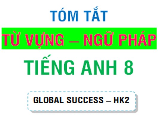 Tổng hợp từ vựng - Ngữ pháp tiếng anh 8 Global Success Học kì 2