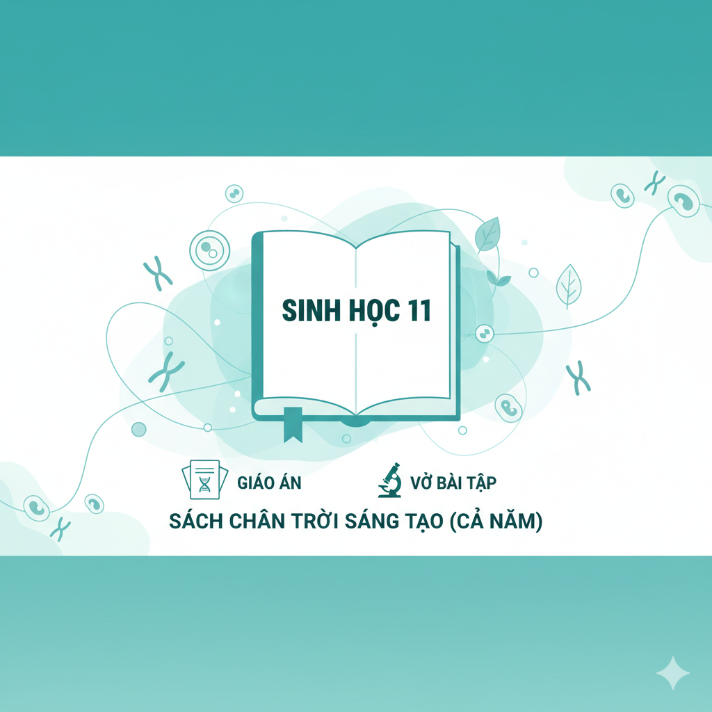 Giáo án, Vở bài tập Sinh học 11 sách Chân trời sáng tạo (Cả năm)