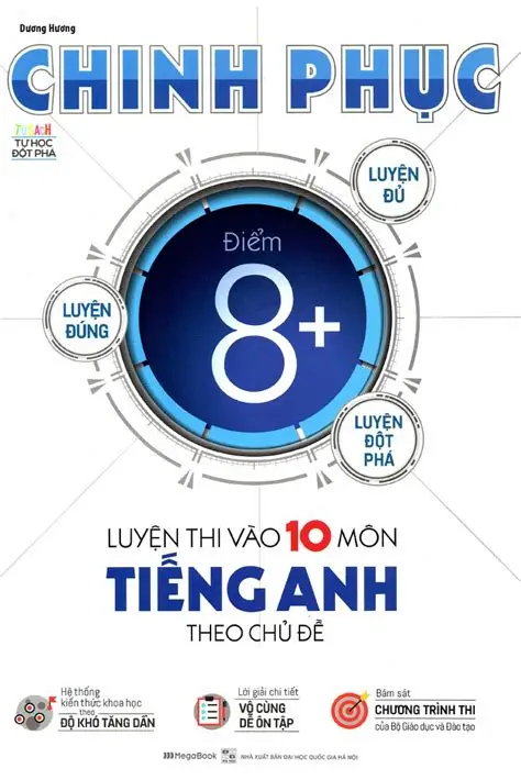 (Bản PDF) - Chinh phục 8+ luyện thi vào 10 môn tiếng anh theo chủ đề