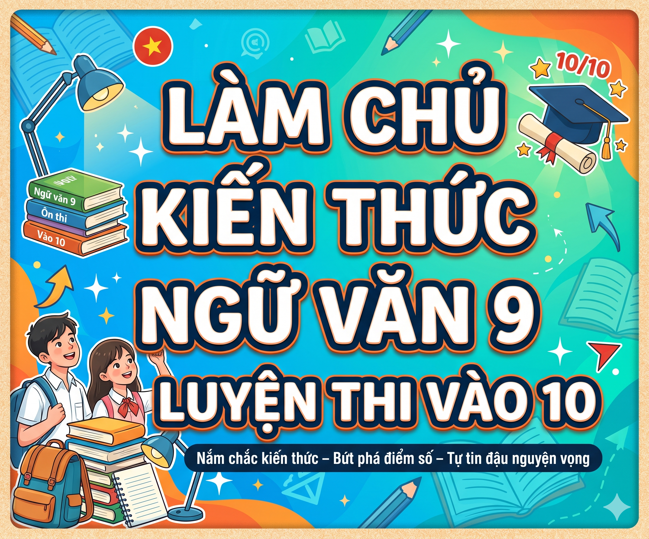 (TẢI WORD) Làm chủ kiến thức Ngữ văn 9 luyện thi vào 10