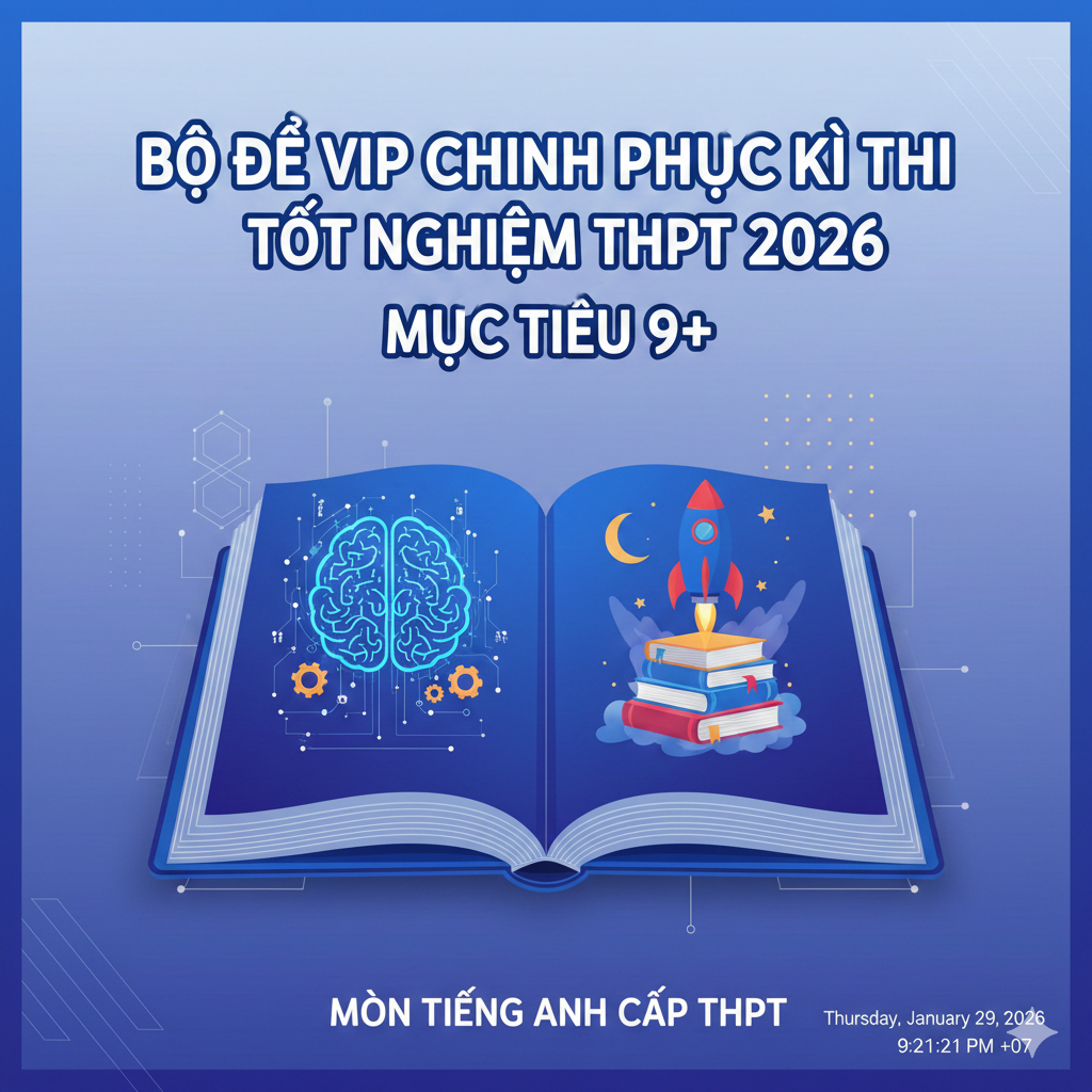 Bộ đề Vip Chinh phục kì thi tốt nghiệp THPT 2026 - Mục tiêu 9+