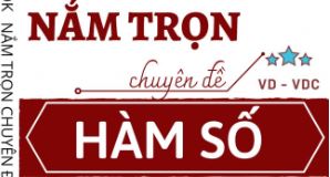 Nắm trọn chuyên đề Hàm số
