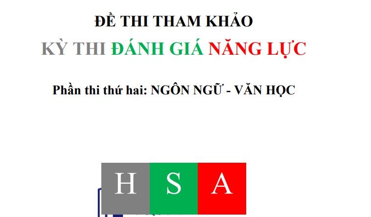 Luyện tâp thi thử ĐGNL ĐHQG HN - 2026 - Ngữ Văn - Có lời giải - Đề 1