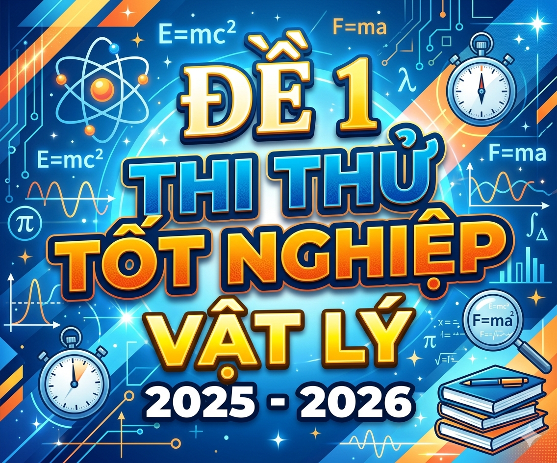 ĐỀ  1 THI THỬ TỐT NGHIỆP VẬT LÝ  2025 -2026